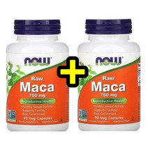나우푸드 생마카 750mg 베지 캡슐 90정 2개 세트