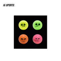 넥센 세인트 블랙라벨CC 캐릭터 4구 2피스 골프공 선물세트 기념품, 혼합(포장무료)