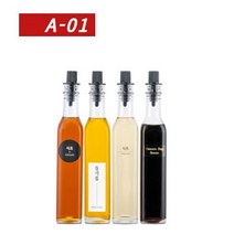 더굿마켓 양념통라벨 50종4컬러 선반 스티커 소스조미료통 오일참기름들기름병 간장유리병, A-01. 오일병250ml 1개
