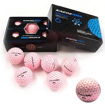 나은몰 KAEDE 6구 3피스 카에데 골프공 모음 홀인원 이글 선물, 3카에데맥스핑크6구