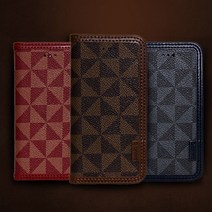 [Hidi] 갤럭시노트10플러스 (N975/N976) / 간지 다이어리, 브라운, 선택옵션