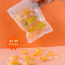 썬플라토 망고 과육 95% 프리미엄 건망고 100g*4팩 구미 망고 150g*4팩 (마하차녹 망고퓨레 55%)