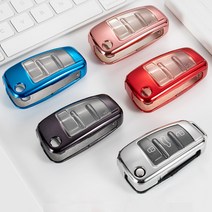 SJ아울렛 TPU재질 스마트키 리모컨키 커버 키케이스 아우디 BMW 벤츠 캐딜락 미니 포르쉐 레인지로버 테슬라 링컨 포드 기아 폭스바겐 지프 쉐보레, 10.아우디-핑크
