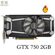 ZOTAC-오리지널 GTX 1050 2GD5 GPU 비디오 카드 128Bit GP107 GTX1050 2GB GDDR5 그래픽 카드 NVIDIA Map, 한개옵션0