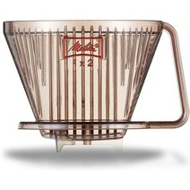 멜리타 Melitta 브라운 커피 드리퍼 드립 브라운, 2~4잔용ml, 본체 + 계량 스푼