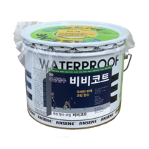 옥상방수 1액형- 한방에 간편방수-우레탄 위에 ok 콘크리트 ok - 비비코트 - 10kg, 1개, 녹색