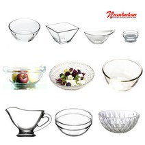 미라스 샐러드볼 그릇 면기 유리볼 접시 믹싱볼 종지 앞접시, 45.파사바체소스보트소