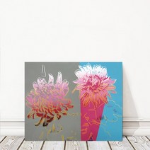 앤디워홀 꽃 카페 액자