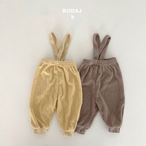 로다제이베베 23년 슈나멜빵팬츠 유아 아동 주니어청바지 아기면바지