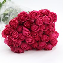 진핑크 미니 장미꽃 생화택배 (고속터미널꽃시장 직배송) 꽃예꽃, 며칠 기다렸다가 꽃 입고 되는대로 발송, 금~일요일 구매시 (화요일 도착)