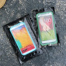 핸드폰 스마트폰 방수팩 지퍼백 터치 가능, 02.빅사이즈 지퍼백