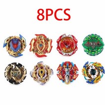 모델 Beyblade Burst Toys With Starter and Arena Bayblade 금속 융합 God Spinning 탑 블레이드 장난감, [19] SZTL-8PCS-3
