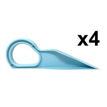 뷰티디바이스1/2/4 조각 매트리스 리프터 웨지 리프트 침대 홈 가제트 리프팅 편리한 도구 허리 통증 완화, 10 4pcs blue