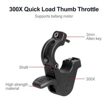 Bafang 미드 드라이브 모터용 엄지 스로틀 전기 자전거 변환 키트 36V 48V 52V 250W 방수 핀 암