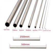 테프론호스 튜브 천막 물호스연결 13510pcs 304 스테인리스 둥근 모세관 250mm 500mm 긴 이음새가없는 똑 바른 관 4x 3mm6x 4mm8x 6mm10x 8mm10x, 12x10x500mm 1pcs