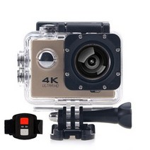 수중카메라 방수카메라 수중캠 다이빙 카메라 울트라 HD 액션 4K30fps 와이파이 2 인치 170D 헬멧 비디오 녹화 스포츠 야외 캠코더, Gold