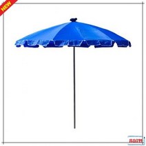 야외파라솔 일반파라솔(국산) 행사용 대형(받침별매), 흰색_파랑