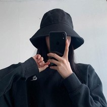 햇빛 막아주는 심플 여성전용 버킷햇