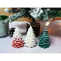 크리스마스 오브제 캔들 트리, 스노우그린, 아카시아