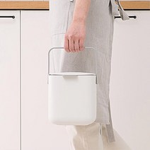 가정용 음쓰통 음식물 잔반통 아파트 빌라 음식쓰레기통 음식물수거봉 음식물배출통 음식물분리수거, 아이보리