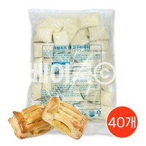 청아 미니 고구마파이 크림치즈 대용량 냉동 생지 35g x 40개입 에어프라이어 빵
