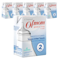 오브맘 액상분유 2단계(6~12개월) 200ml, 1개입, 12개
