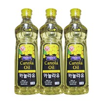 오뚜기 프레스코 카놀라유 900ml 3개 튀김 부침 볶음 샐러드