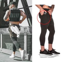 남성용 스포츠 이너 레이어드 레깅스 숏팬츠 헬스복 남자 마라톤복 운동복