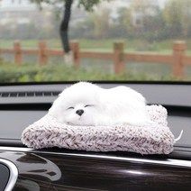 자동차 악세사리 꾸미기 차내 대나무 숯덩이 활성탄 라이크 강아지 내부장식 수반 냄새제거 정화 공기 2701961603, 복지 타입 미니 사이즈 사모예드 아니