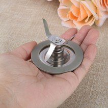 블렌더 부품 스테인레스 스틸 304 실버 믹서 블레이드 Oster 4961 아이스 씰링 링 포함, 한개옵션0