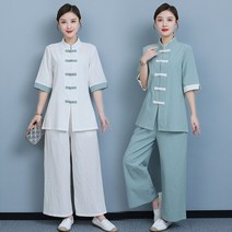 여름 린넨 캐주얼 퓨전 생활한복 한의사 유니폼