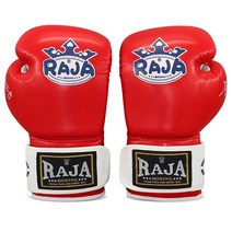 복싱글러브 오픈핑거 글러브 온스 Raja 어린이 태국 어린이 권투 장갑 펀치 싸움 킥복싱 무에타이 훈련 mma 어린이 권투 장비, 빨간색, 6온스
