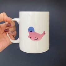 온도에 따라 색이 변하는 머그컵 DIY 키트 (기본도안).에듀팜, 붓