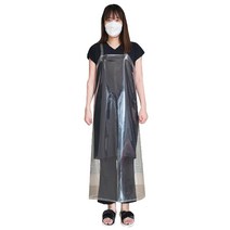 우레탄 방수 앞치마 롱 치마 목걸이형 비닐 특대, 기본