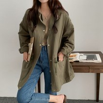 웬디 시크 루즈 가성비 빈티지 야상 JK11793