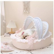 사계절 반려동물 요람 하우스 탈착식 강아지 고양이 침대, F타입