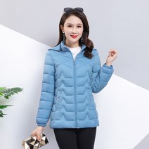 여성 경량 라이트 패딩 오리털 후드 다운 자켓 유니클로 대체 간절기 슬림핏 방한