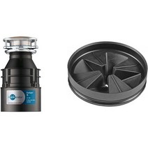 InSinkErator 쓰레기 처리 Badger 5 12 HP 연속 공급 검정 및 QCB-AM Evolution 시리즈용 항균 Quite 칼라 싱크 배플, 단일모델명/품번
