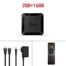 정품 안드로이드 스마트 TV 박스 Allwinner H313 쿼드 코어 CPU 스트리밍 미디어 플레이어 4K 24G 와이파이 넷플릭스 유튜브 TV 프리픽스 X96Q, 27.Au 플러그  2GB 16GB