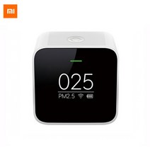 미세먼지측정기 공기질측정기 초미세먼지측정기 xiaomi 원래 pm2.5 감지기 센서 공기 품질 모니터링 고정밀 레이저 센서 oled 스크린 스마트 홈 드롭 배송, 기본, 1개