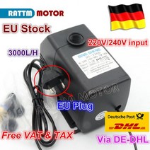 지하수 펌프 소형 수중 급수용 워터 조각 공작 기계 냉각 라우터 스핀들 모터, 220V, 한국 플러그