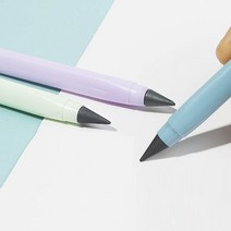 킨즈 심플 무한 필기 연필 10개 세트 닳지 않는 지우개 달린 반영구 무한필기펜 교체가능, free, 10색 1세트