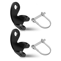 자전거트레일러 2인용 카고자전거 트레일러 히치 액세서리 부착 팔꿈치 잠금 핀 어댑터 Qeridoo Trixie 실, 01 CYC3320BK2