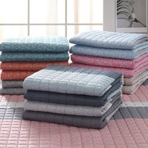 베딩플러스 친환경 MOC 모달 면 미끄럼방지 침대패드 카페트 겸용, 스텔라-핑크