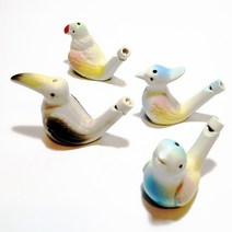 [더조은] 도자기로 만든 물새피리 새피리 새소리 숲체험