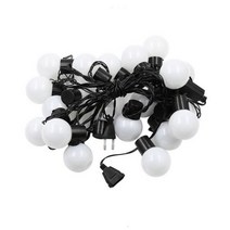 캠핑 스트링라이트 줄조명 요정 정원 장식 야외 방수 Led 글로브 문자열 화환 조명 결혼식 캠핑을위한 USB/EU/US 플러그 체인 라이트, White, USB-2M 10Bulb