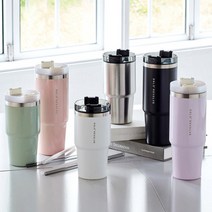 오슬로 리볼브텀블러 900ml 600ml 6color (보온보냉 4계절사용), 퍼플
