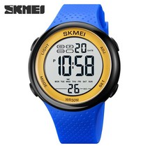 수영시계 수영 스마트 방수 럭셔리 남성용 전자 발광 디지털 시계 패션 SKMEI 손목시계 카운트다운 크로노그래프 시간