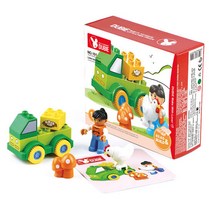 레고 듀플로 호환 트럭 장난감 꼬꼬트럭 11pcs 101, 단품