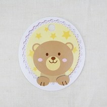 곰돌이 이름메모택 어린이집선물포장 30p 선물택 행택